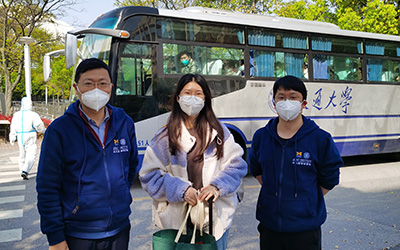 隔离不隔爱 | 欢迎回家！密院首位同学结束校外健康观察平安返校！