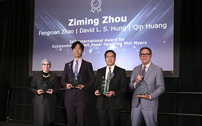 JI undergraduate Ziming Zhou wins SAE International Phil Myers Outstanding Student Paper Award